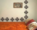 Damask Wall Pattern Decal Modern Vinyl Art Stickers